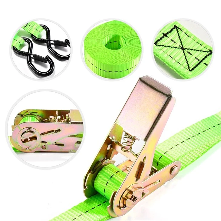 1'' Cheap Ratchet Strap And Ratchets Australian Standard Tie-Down Straps With Buckle