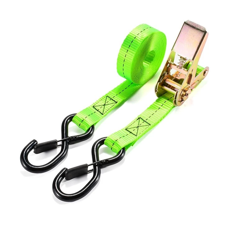 1'' Cheap Ratchet Strap And Ratchets Australian Standard Tie-Down Straps With Buckle