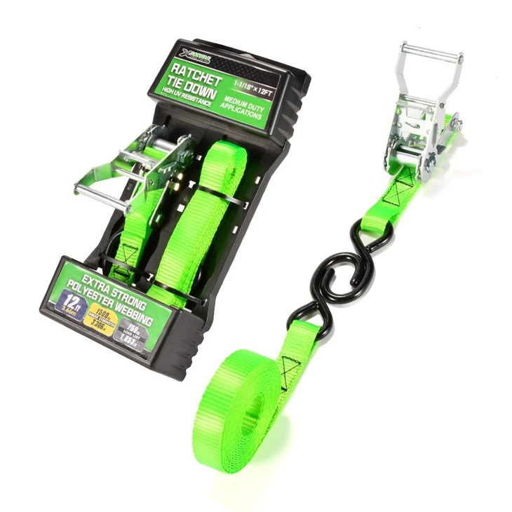 Oem Factory 27mm Retractable Lashing Belt Ratchet Strap